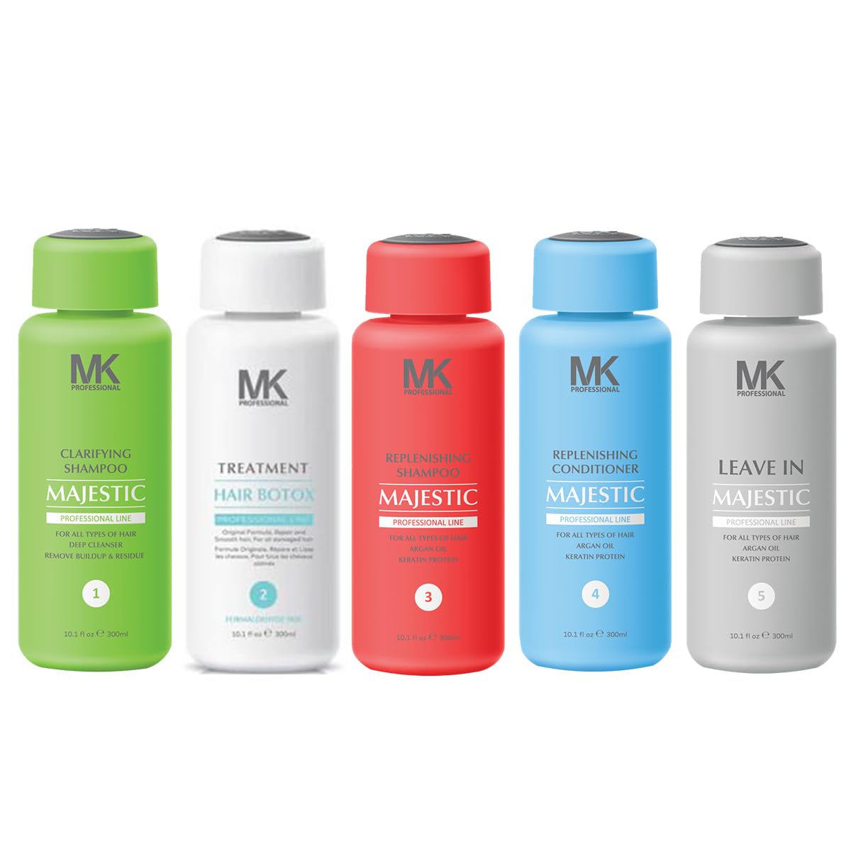 MK Hair BTX straightening Smoothing Treatment Complete Kit, 300 ml