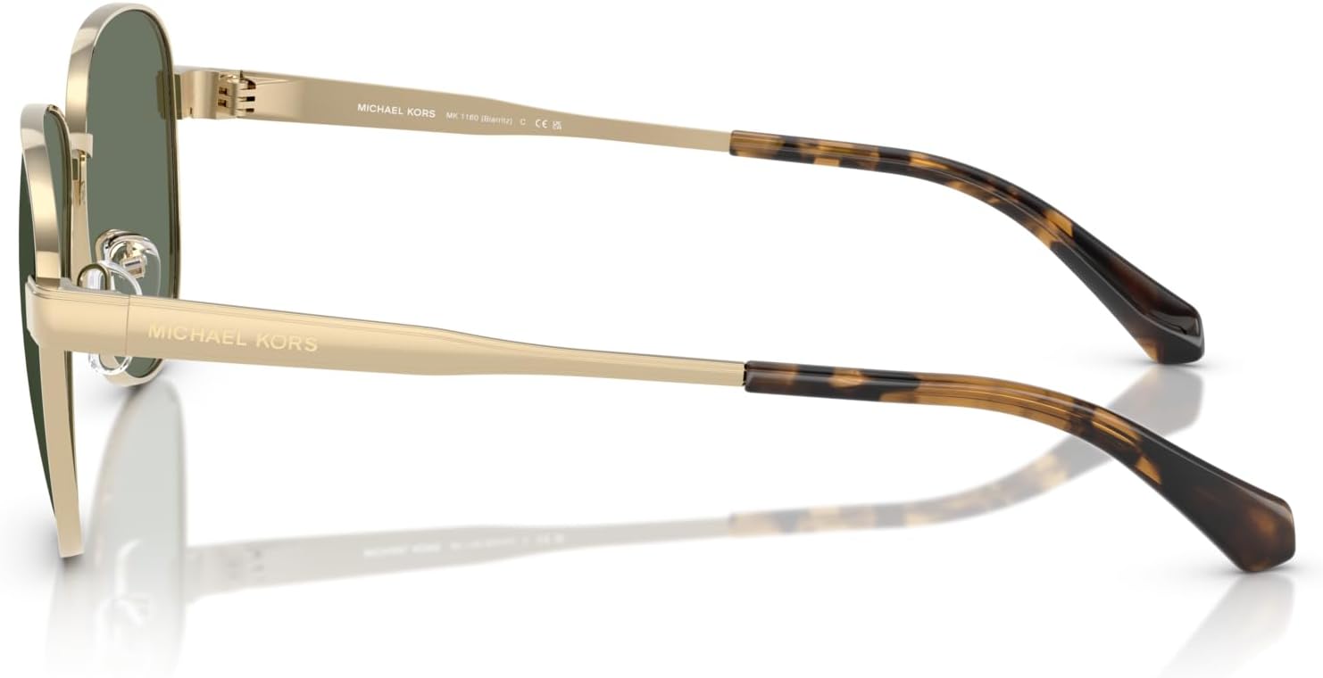 Michael Kors womens Mk1160 Biarritz Aviator Sunglasses - Image 3