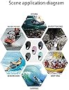 2mm Scuba Diving Hood Thermal Neoprene Wetsuit Hat Cap with Chin Strap Adjustable Diving Cap Swimming Cap Surfing Thermal Hood Beanie Headgear for Snorkeling Kayaking Sailing Canoeing Water Sports gallery image