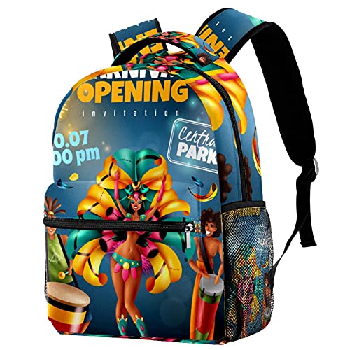 Sac à dos d'école pour homme et femme multicolore décontracté
