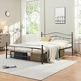 La testiera decorativa insieme alla pediera sono sostenute da quattro colonne con sfere sulla cima, aggiungendo un tocco di eleganza e raffinatezza. Questi dettagli decorativi trasformano il letto in un pezzo centrale di design nella camera da letto, combinando funzionalità ed estetica.