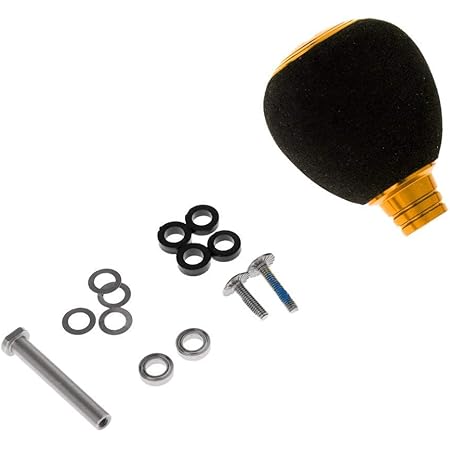 Amazon Homewineasy スピニングリール対応 釣り リール ハンドル ボール Evaノブ 交換 回転用リール ねじ付き ダイワ アブ シマノ適用 Homewineasy スピニングリールパーツ