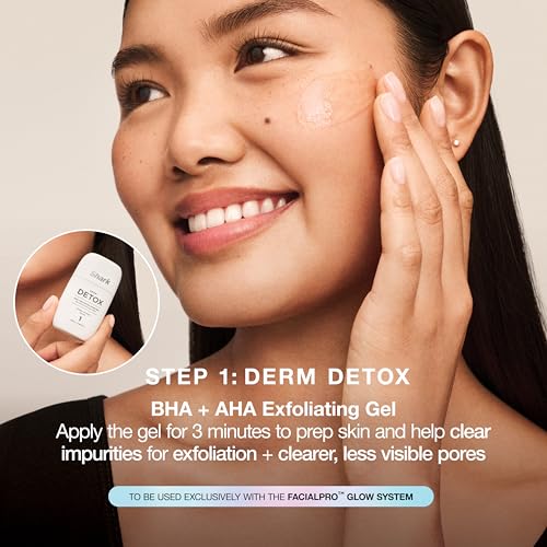 Image of Shark FacialPro Glow Replenishment Kit, XSKFH3 | AHA + BHA Exfoliation Gel & BHA Hydrator