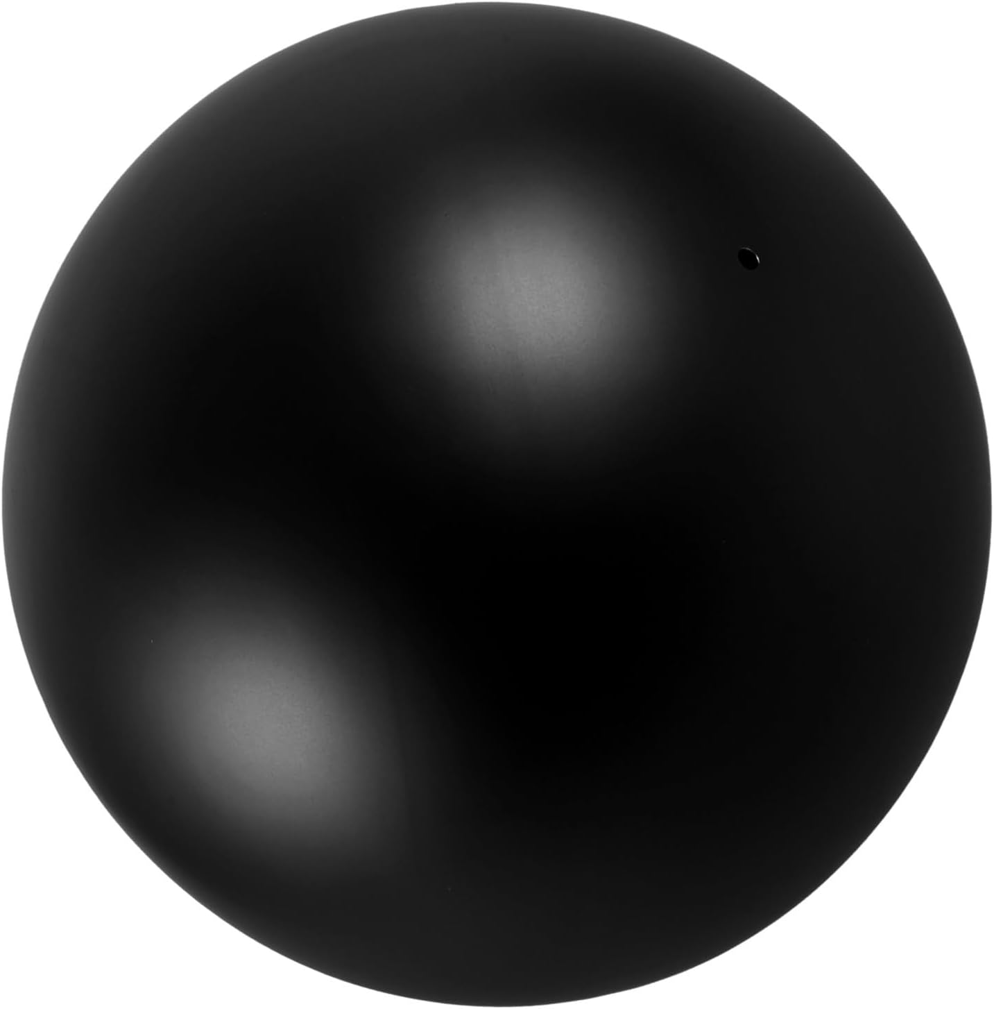 Stainless Steel Gazing Globe Garden Ball Reflective Polished Mirror Sphere 20cm Matte Black Outdoor Decorative Sculpture for Lawn and Patio