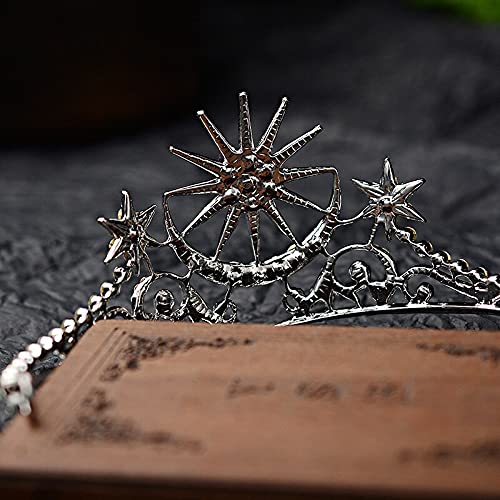 Diamond Tiara Star Crown Crystal Bridal Tiaras Rhinestone  display picture 1