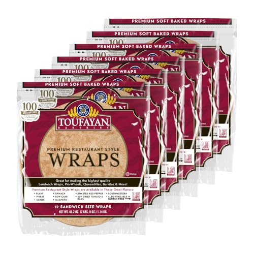 Toufayan Wheat 12” Sandwich Wraps | Bulk Foodservice – Soft,