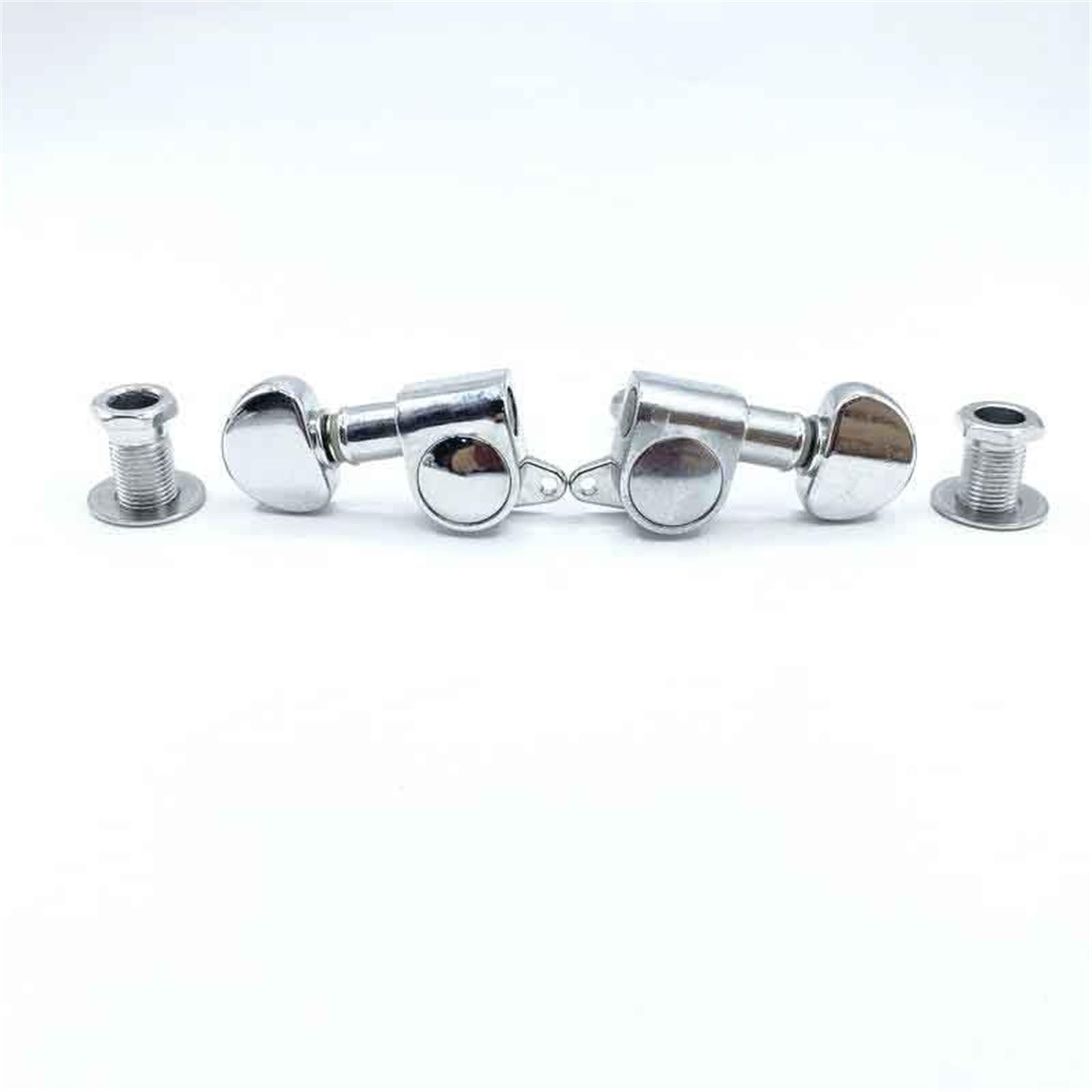 Testa della macchina per accordare la chitarra Chiavi Per Accordatore Per Chitarra A 12 Corde Golden L6R6 Un Set Made In China(Silver)