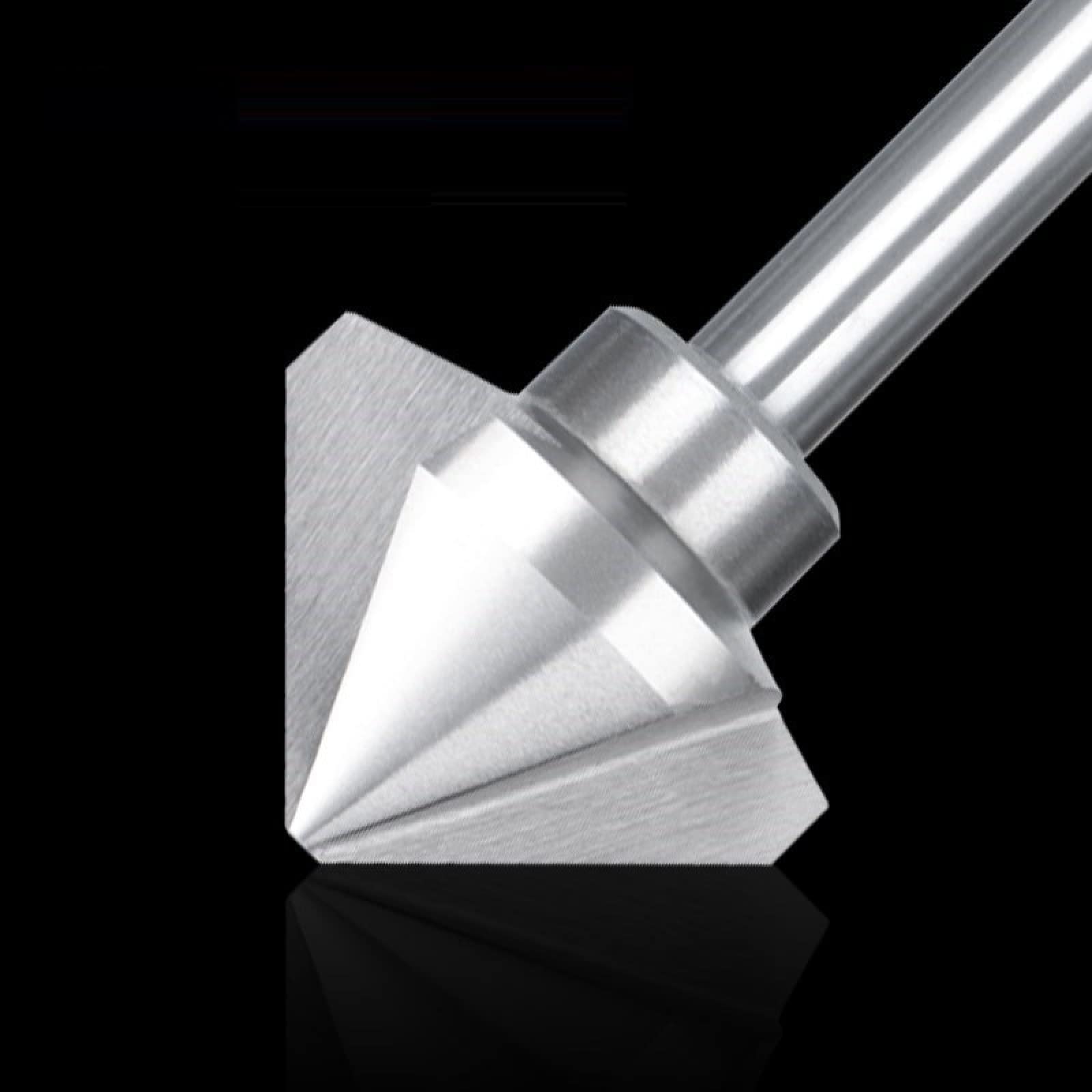 Taladro Avellanador HSS, Acero De Alta Velocidad, 3 Flautas, Cortador De Biselado De 90 Grados, Herramienta De Perforación De Agujeros De Metal,40,0 Mm