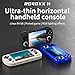 RG40XX H Retro Handheld Game Console ,RG40XXH 4.0 Inch IPS Screen Linux System Built-in 64G TF Card 5488 Games Support HDMI TV Output 5G WiFi Bluetooth 4.2(Gray)