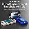 RG40XX H Retro Handheld Game Console 4-inch 640*480 IPS Screen 3200mAh Built-in 64G TF Card Supports Multiple Simulators Linux System with Screen Protector (Gery-64G)