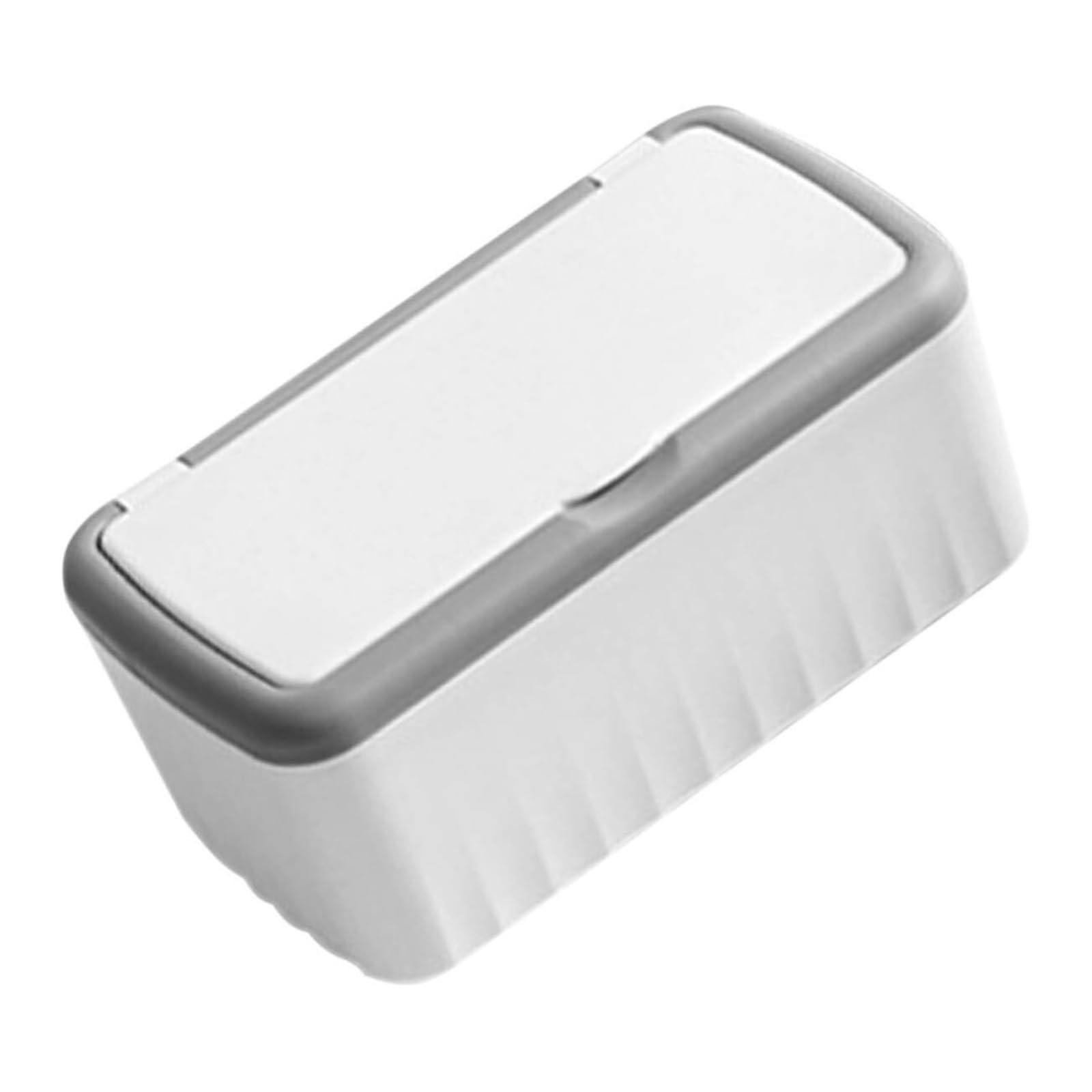 Tissue Dispenser Box Large Capacity Wet Tissue Box Wipes Dispenser For Home Flushable Wipe Holders Apartment Must Haves(White)
