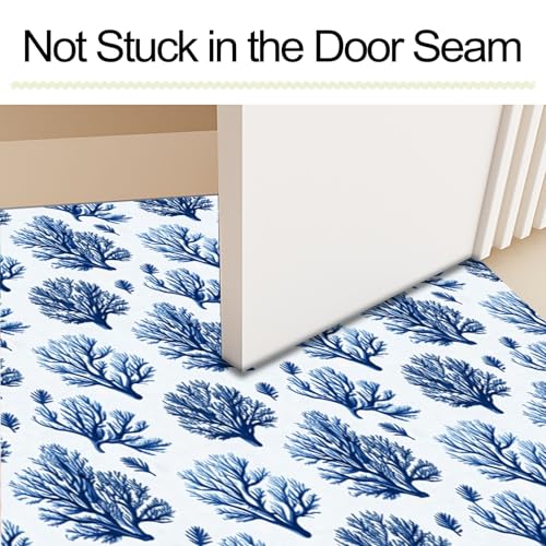 Tapis d'entrée absorbant et antidérapant Branches De Corail lavable