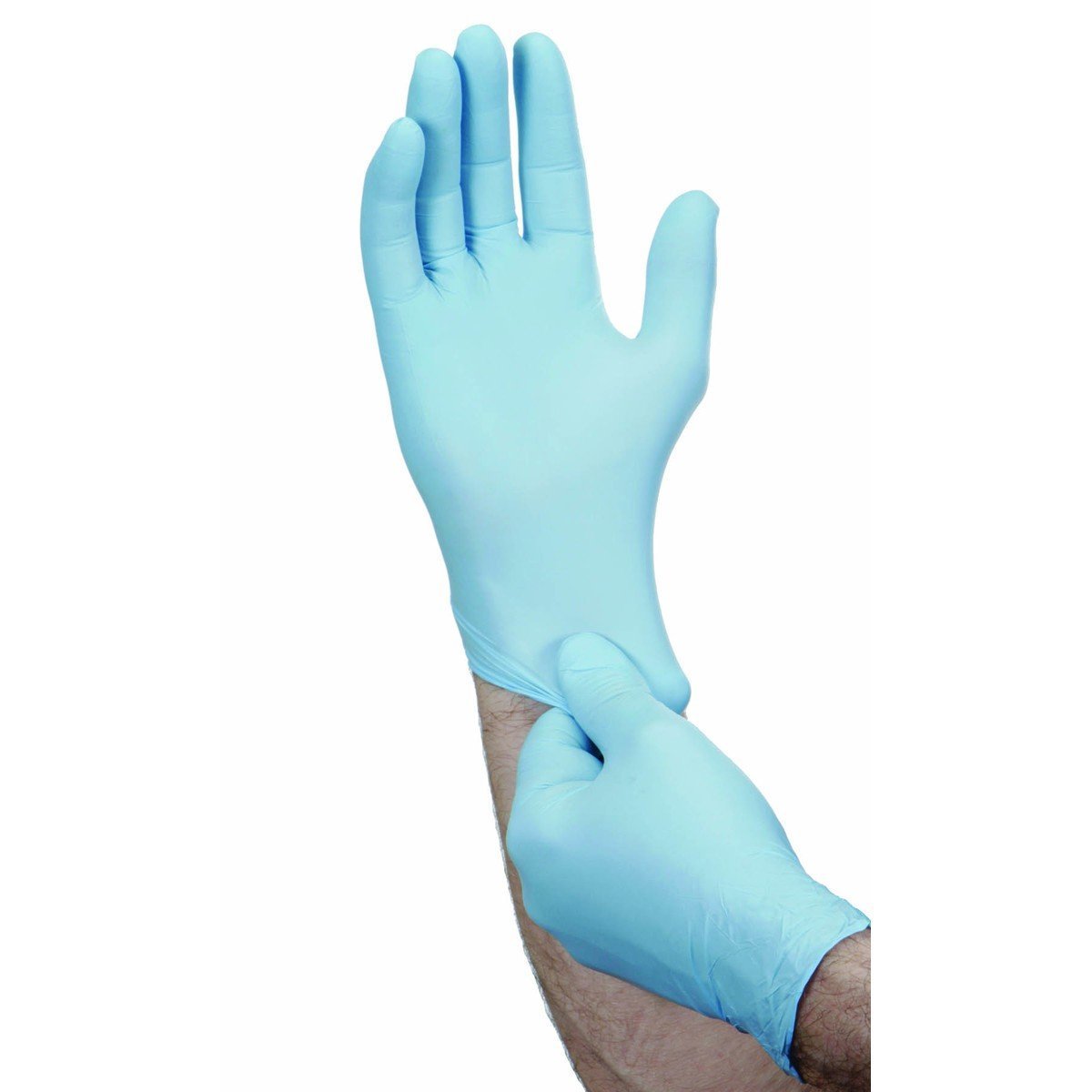 100 Piece Medium 5 Mil Powder-free Nitrile Gloves by Western Safety