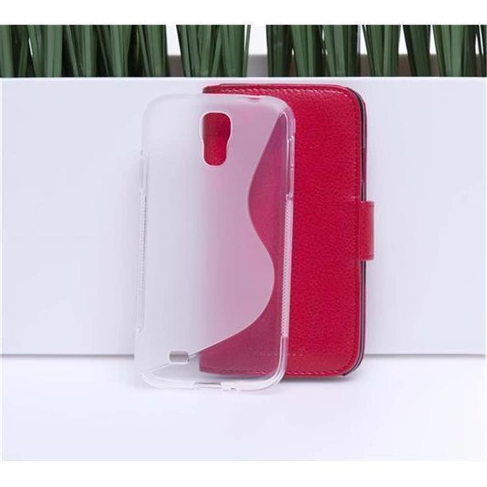 Cadorabo Custodia per HTC ONE M9 in ORO TRANSPARENTE - Morbida Cover Protettiva Sottile di Silicone TPU con Bordo Protezione - Ultra Slim Case Antiurto Gel Back Bumper Guscio