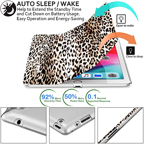 Image of DuraSafe Cases for iPad 9.7 inch Old Model 4th 3rd 2nd Gen Printed Case A1458 A1416 MC705HN /A MD328HN /A A1395 MC769HN /A MC954HN /A MC960HN /A MC979HN /A A1459 MD514HN /A MD512HN /A MD515HN /A - Leopard