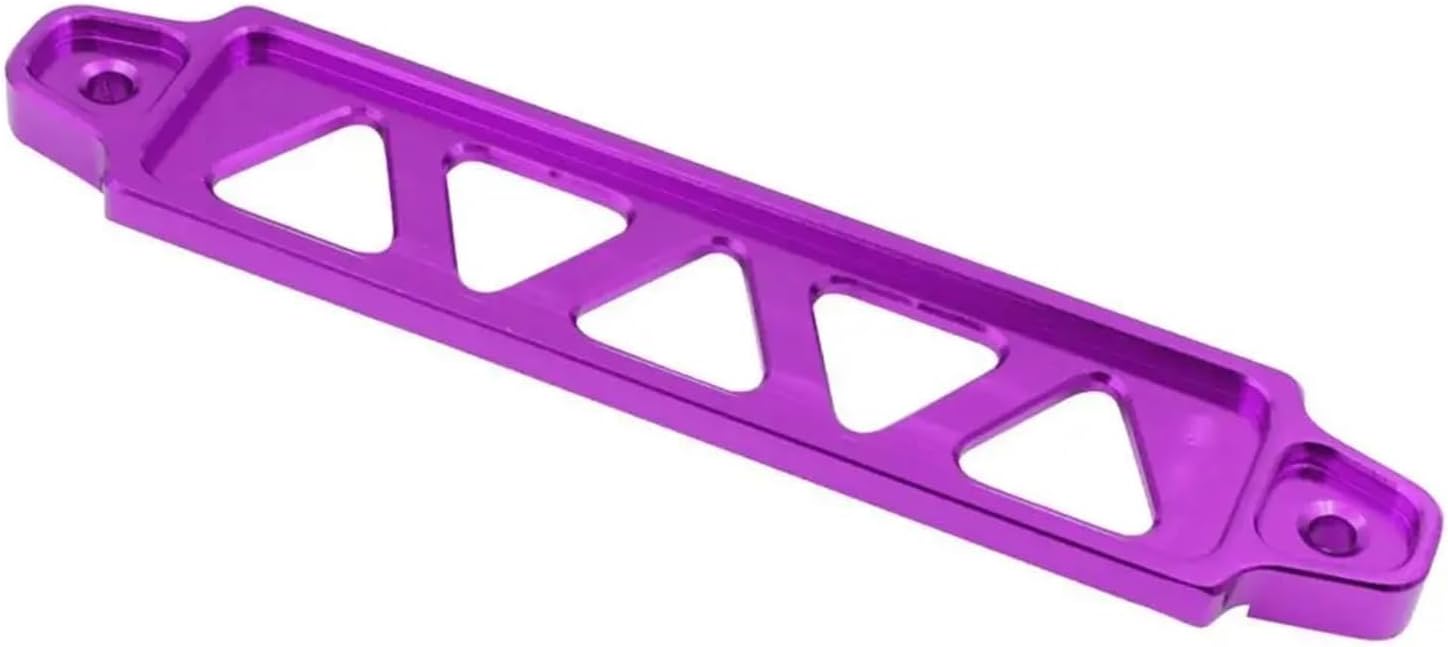 2Pc Alloy 218MM Auto Battery Hold Down Bracket(Purple)