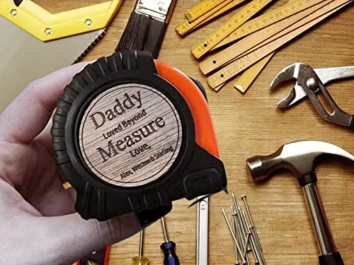 Cinta métrica retractil personalizada con nombre grabado miniatura 2