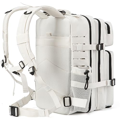 Image of QT&QY 25L /45L Military Tactical Backpack For Men Molle Daypack 3 Day Bug Out Bag Hiking Rucksack With Bottle Holder