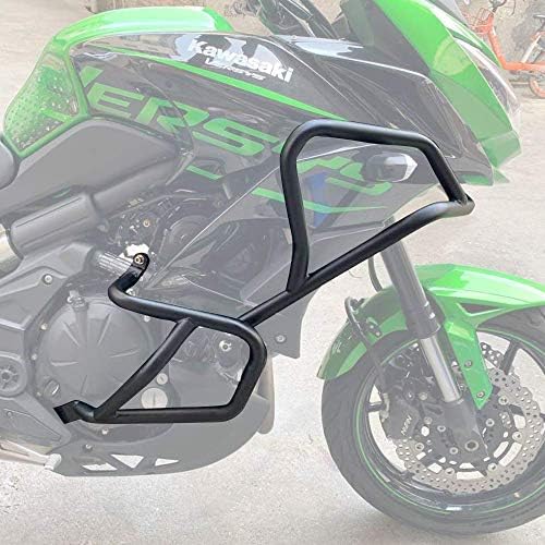 Motorcycle Highway Cage Crash Bar Crashbar Engine Guard Bumper Frame Falling Protector for K.awasaki Versys 650 Versys650 KLE650 KLE 650 2015 2016 2017 2018 2019 2020 2021 (Full Set)