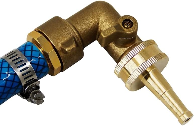 Xiaohu Adjustable Garden Hose Nozzle Super Practical 2 Pcs Brass Nozzle for Garden Hose Indispensable Hose Nozzle