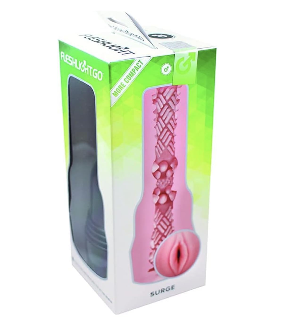 Fleshlight GO Surge Vagina - Masturbatore SuperSkin più piccolo, giocattolo del sesso estremamente realistico