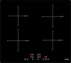 Electric Hob - Induction Hob, 60cm Built In, 4 Cooking Zones, Sleek Black Glass Surface, Intuitive Touch Control Panel, Child Lock, Perfect For Modern Homes - C01IH60E28