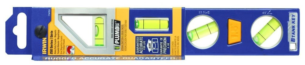 Irwin 1794153 Torpedo Level, Aluminum Magnetic, 9"