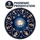 GLADFRESIT Handpan 22-inch, 9 notes, Palace Blue, tuned to 432Hz, comes with a handpan backpack, stand, two mallets, and cleaning cloth. (Hofblau, 9-432Hz)
