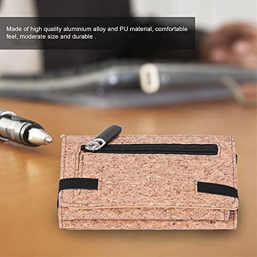 Shanrya Carteira antifurto, antimagnética antifurto para cartão de crédito, efeito antiderrapante pa