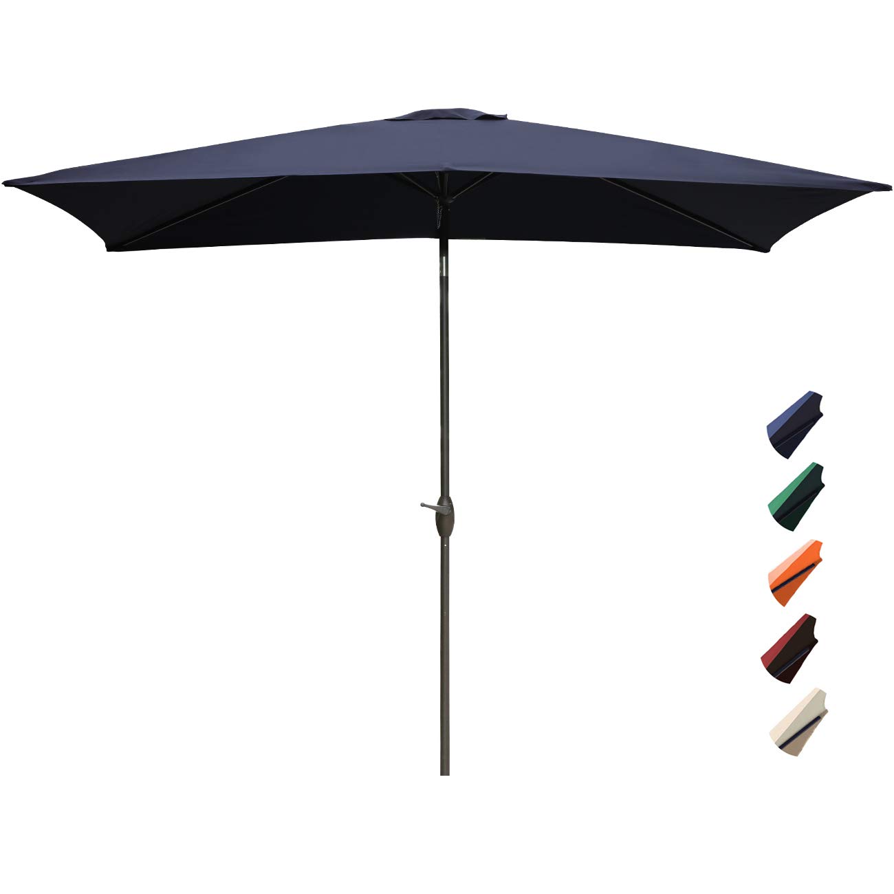 Rubeder Rectangular Patio Umbrella 6 6 Buy Online In Botswana At Desertcart