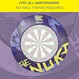 Target Darts Luke Littler Dartboard Surround | The Nuke Dart Board Protector Ring, Compatible with all Steel Tip Dartboards, Purple & Yellow Dart Surrounds, Easy Install Wall Protection Outer Rings - Image 5