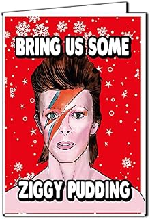 David Bowie Christmas card Bring Us Some Ziggy Pudding XM309