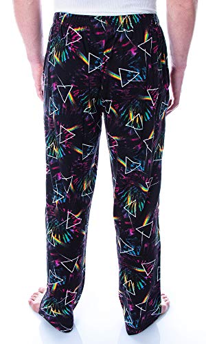 Pink Floyd Adult Dark Side of the Moon Tie Dye Soft Cotton Pajama Pants3