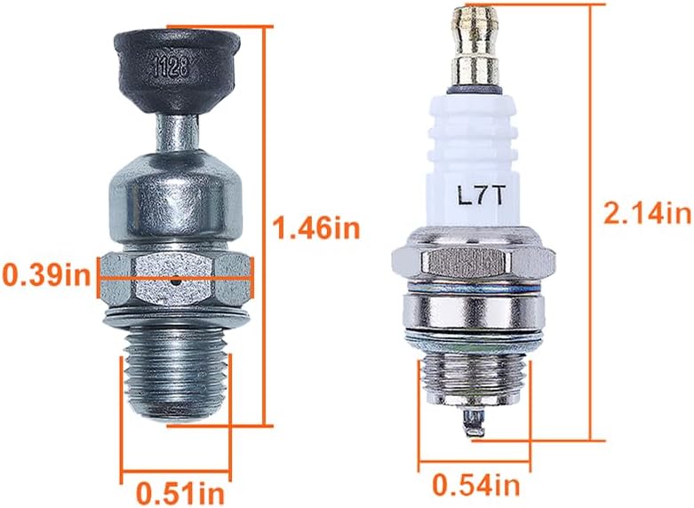 47mm Cylinder Piston Gaskets Kit for Husqvarna 359 357 XP 357XP Chainsaw Replace 537157302 with Decompression Valve Spark Plug Needle Bearing