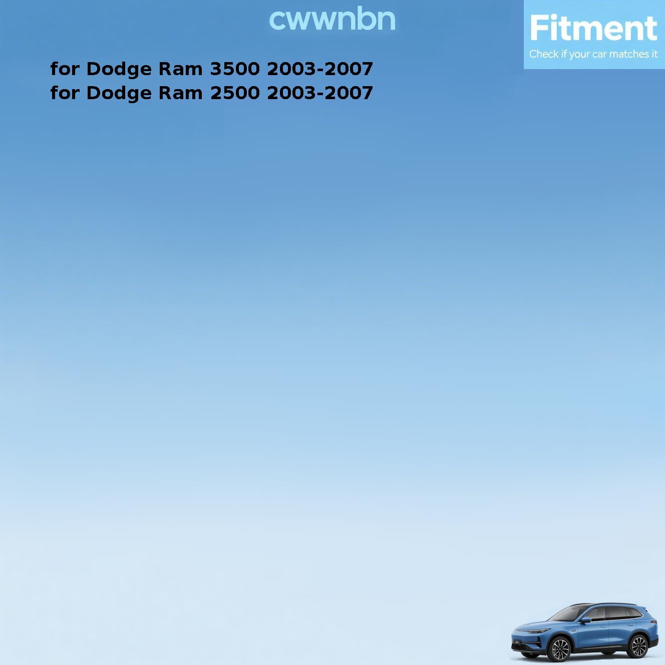 Front Suspension Track Bar Replacement 52106795AE for Dodge Ram 2500, 3500 2003 2004 2005 2006 2007 1Pcs
