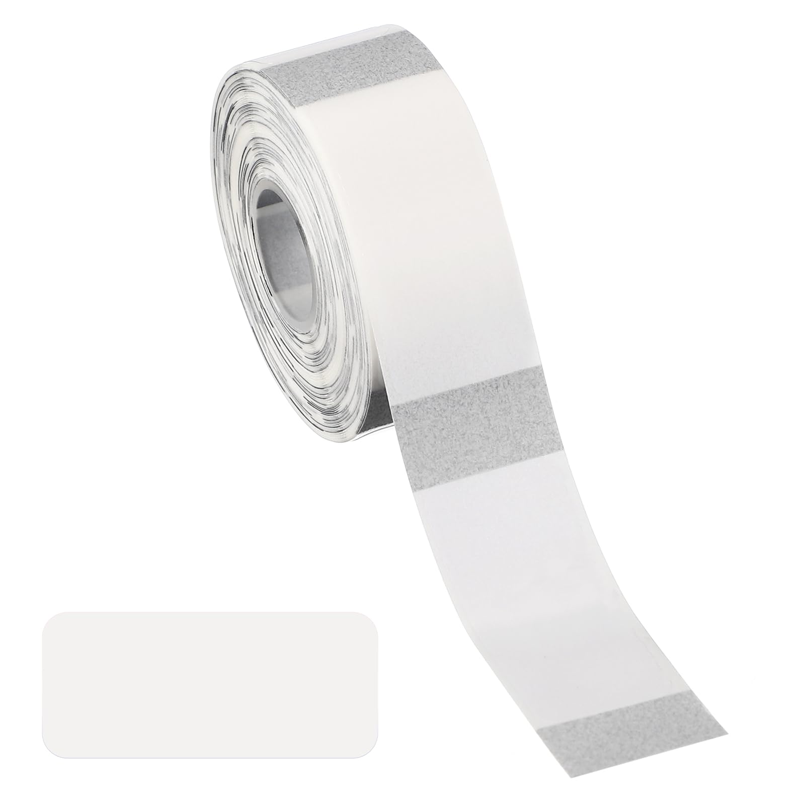 PATIKIL Thermal Label Stickers, 15x30mm Thermal Label Self Adhesive Print Paper Refill 230 Tape/Roll for Name Tag Barcode Address, Transparent