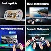 RG40XX H Retro Handheld Game Console 4-inch 640*480 IPS Screen 3200mAh Built-in 64G TF Card Supports Multiple Simulators Linux System with Screen Protector (Gery-64G)