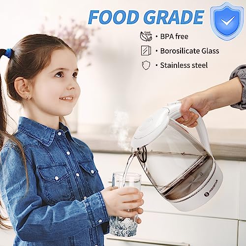 Hervidor Eléctrico Aigostar 1.7L con Plancha Sandwich 1200W miniatura 2