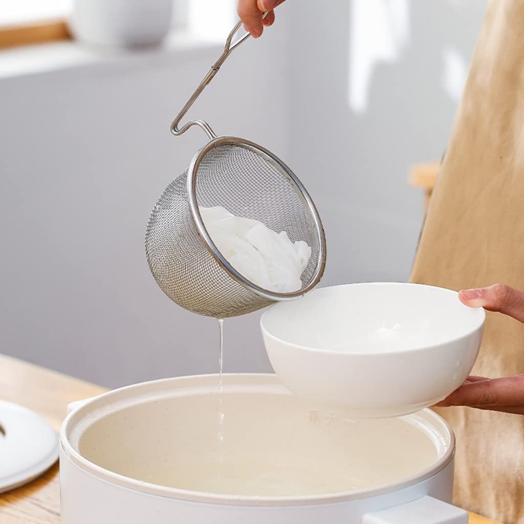 Stainless Steel French Fries Fried Filter Spoon Hot Pot Colander Strainer Oval Skimmer Food Sieve
