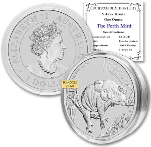 2007 - Present (Random Year) 1 oz Australian Silver Koala Coin $1 Seller BU