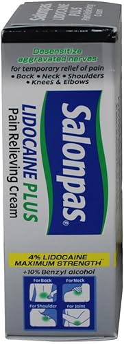 Miniatura 5 de Salonpas Lidocaine Plus Crema - 3 oz (Paquete de 3)
