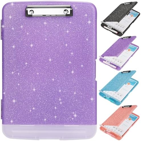 Piasoenc Clipboard With Storage, 8.5x11" Clip Boards With 2 Storage Case And A4 - View #6