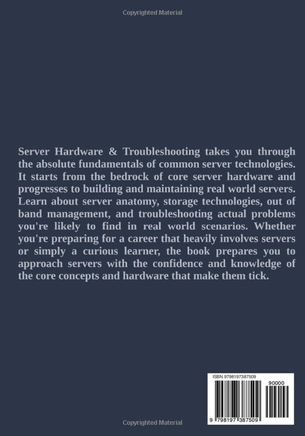 Server Hardware & Troubleshooting: A General Guide To Building and Maintaining Rack Servers image 3
