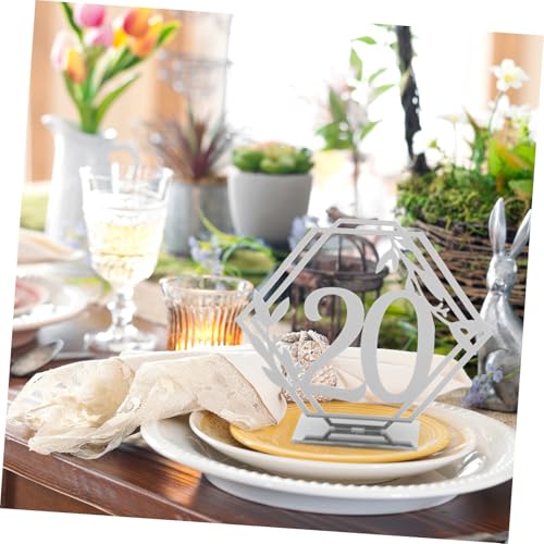 Numéros de table mariage acrylique pour placement invités sans stress
