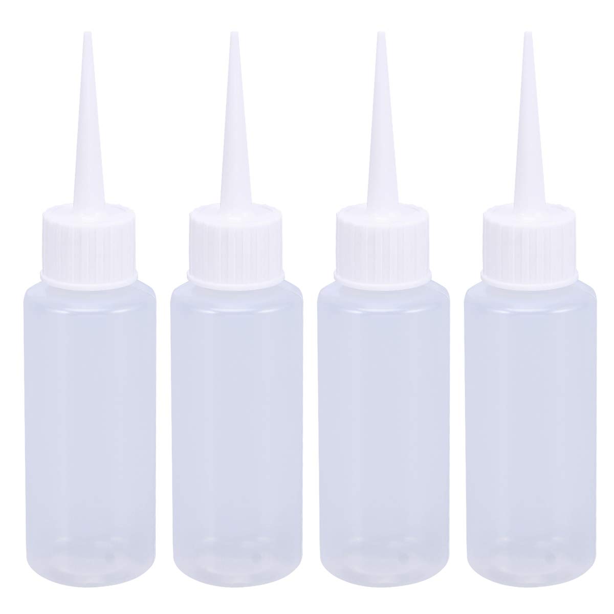 Condimento Bottiglie Spremere di con Coperchio Tappo per Senape olio d' oliva 50ML 4PCS