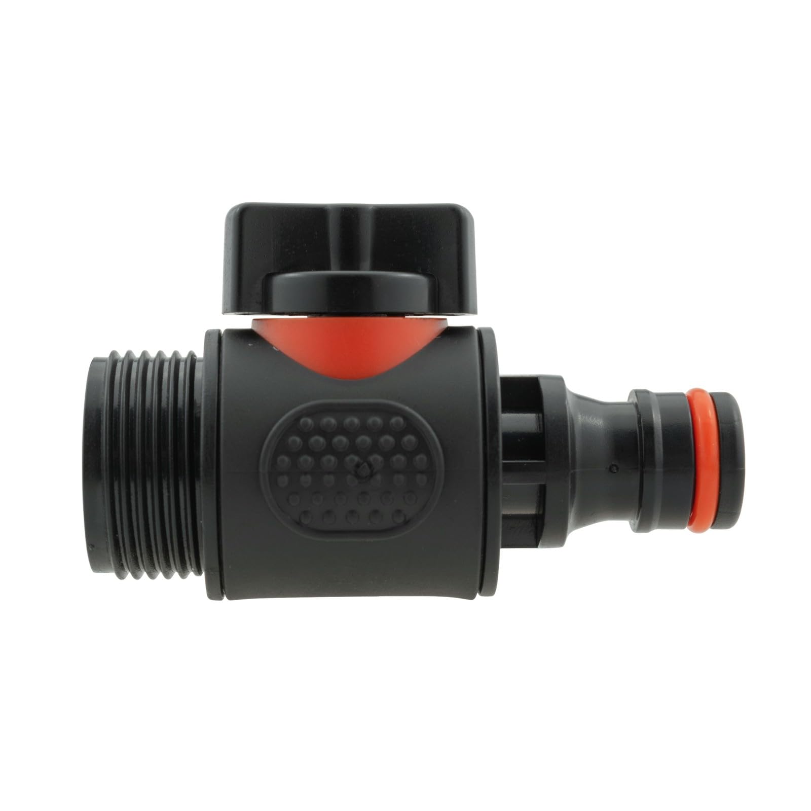 SolaDirect In Line Soft Touch Valve 3/4" BSPM to Male - Universal Garden Hose Pipe Connectors Fittings Parts Valves Adapters - Hozelock Compatible [BL] — image 1