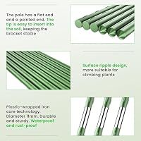 JK-GMTE A-Frame Metal Garden Trellis Set for Raised Bed for Climbing Plants Outdoor-Detachable Cucumber Climbing Trellis with Net Clips-Garden for Cucumber Flowers Vegetables — image 6