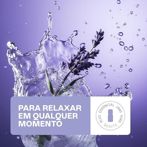 Óleo Essencial de Lavanda Francesa - Oleo Essencial para Ansiedade, Calmante e Relaxante - Para Difu