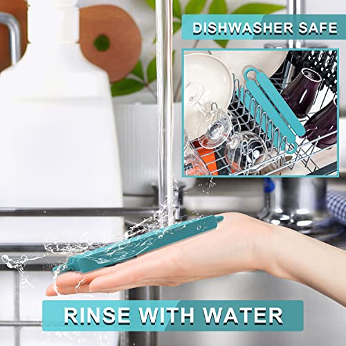 Empava Silicone Trivet - Heat Resistant Folding Mat for Kitchen Worktops & Table, Blue - Image 3