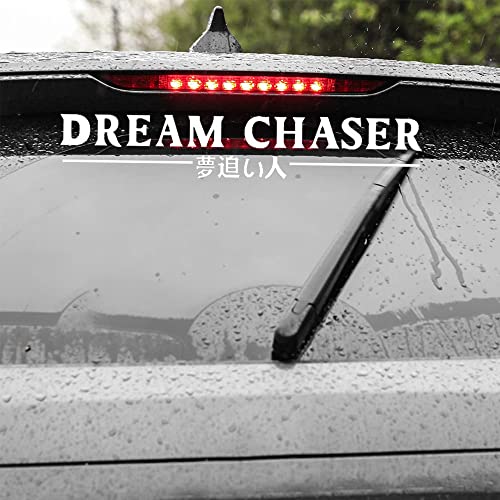 Jinyunduosp Car Styling Vinyl Decals For Japanese Jdm Dream Chaser Inspirational Auto Front Windshield Window Sticker (Color) #TOP2